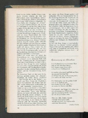 Erinnerung an Buschau