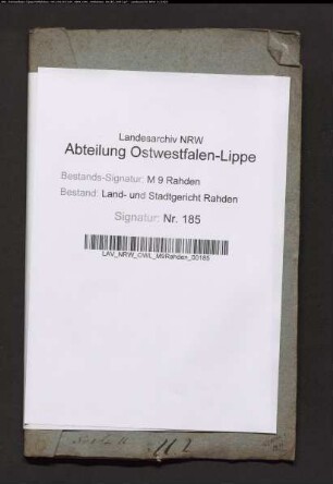 Erblasser: Upmeier, Catharine Margarethe Ilsabein: