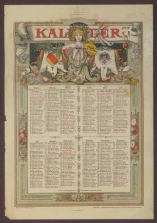 Kalenderblatt 1896