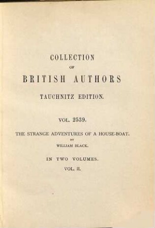 The strange adventures of a house-boat, 2