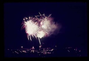 Stadion/Feuerwerk 26.6.54.