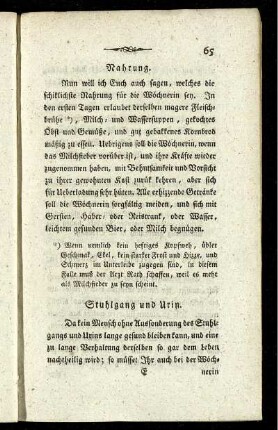 Nahrung.