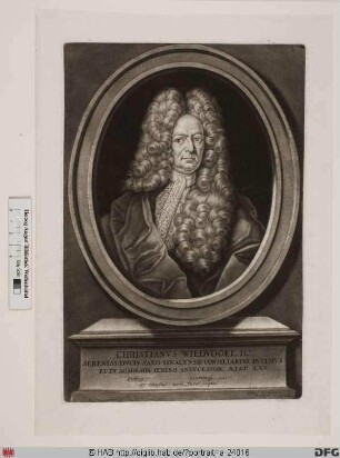 Bildnis Christian Wildvogel