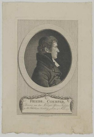 Bildnis des Friedr. Coerper
