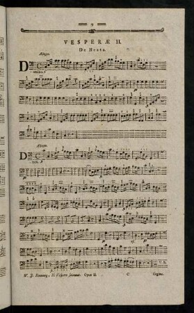 9-15, Vesperae II.