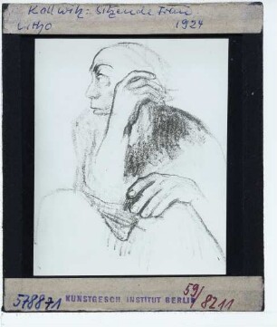 Kollwitz, Sitzende Frau (Druck)
