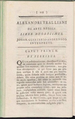 Alexandri Tralliani De Arte Medica Liber Duodecimus