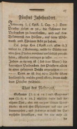 Fünftes Jahrhundert