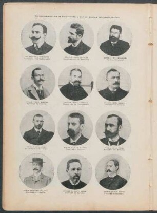 Gobernador de la Provincia y autoridades universitarias - [Retratos]