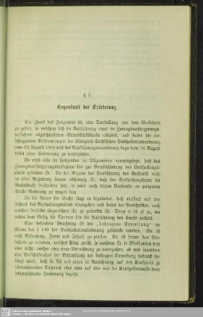 Gegenstand der Erörterung