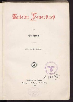 Anselm Feuerbach : mit 113 Abbildungen