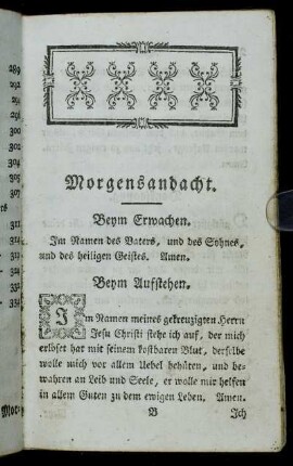 Morgenandacht.