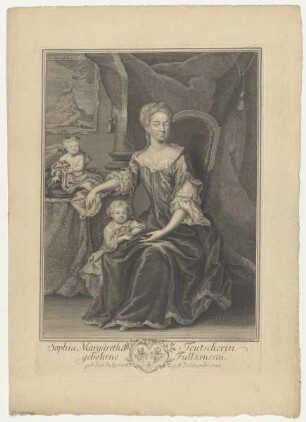 Bildnis des Sophia Margaretha Teutscherin, gebohrne Fullkrussin