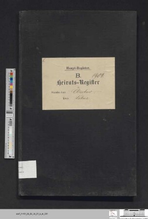 Heiratsregister Kliestow 1904