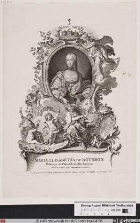 Bildnis Maria Isabella, Erzherzogin von Österreich, geb. Prinzessin von Parma
