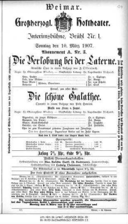Die schöne Galathee