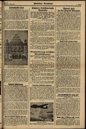 Zweite Ausgabe vom Montag, den 03. März 1941.