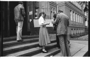 Kleinbildnegative: Spendenaktion, Paul-Natorp-Schule, 1980