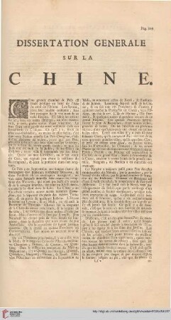 Dissertation sur la Chine