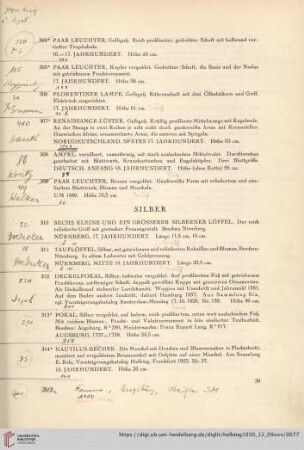Silber (Nr. 310-320)
