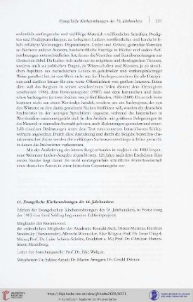 11. Evangelische Kirchenordnungen des 16. Jahrhunderts