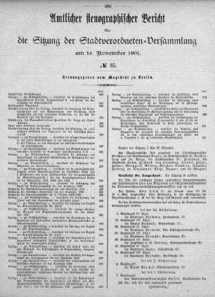 No. 35, 14. November 1901