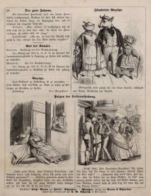 "Illustrirte Anzeige" "Folgen der Lottoaufhebung"