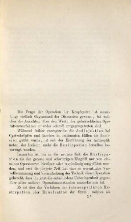 Ueber die intracapsuläre Exstirpation der Kropfcysten : Inaug.-Diss.