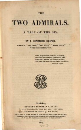 The two admirals : a tale of the sea