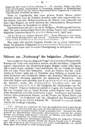 Näheres zur "Verletzung" der belgischen "Neutralität".