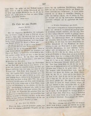 327-330 Die Opfer des alten Bundes : eine biblisch-theologische Skizze (Fortsetzung)