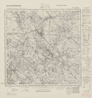2982 Rypin, Topographische Karte 1:25000 (4cm - Karte)