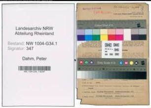 Entnazifizierung Peter Dahm , geb. 16.03.1901 (Artz)