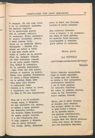 Sexta parte - La Espera
