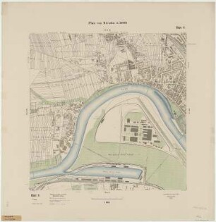 9 : [Dresden Friedrichstadt, Mickten, Pieschen, Übigau, Kaditz, Trachau, Neustadt], 1911 : 9 : [Dresden Friedrichstadt, Mickten, Pieschen, Übigau, Kaditz, Trachau, Neustadt]. - 5. Aufl. - 1:5 000. - [Dresden] : Stadtvermessungsamt , 1911. - 1 Kt. : mehrfarb.