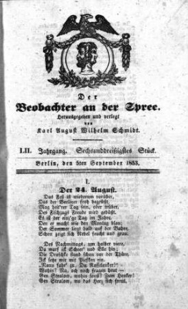 36. Stück, 5. September 1853