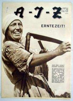 Proletarische Wochenzeitschrift "A-I-Z" u.a. über Kinder in der Sowjetunion und das Landleben in Polen
