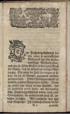 Sendschreiben.