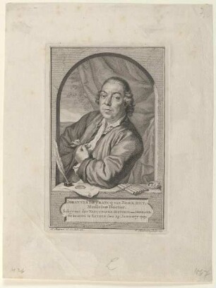 Bildnis des Johannes Le Francq van Berkhey