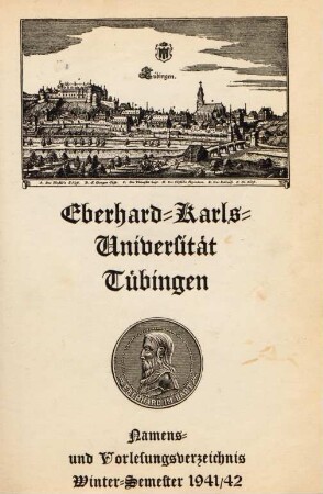 Vorlesungsverzeichnis 1941/42