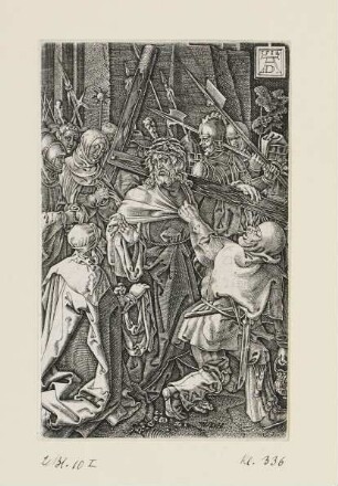 Kreuztragung, Blatt 10 der Folge "Kupferstich-Passion"