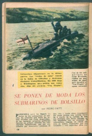 Se ponen de moda los submarinos de bolsillo