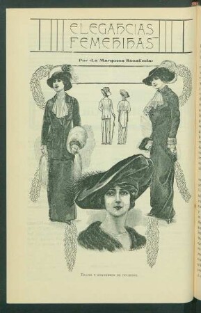 Trajes y sombreros de invierno.