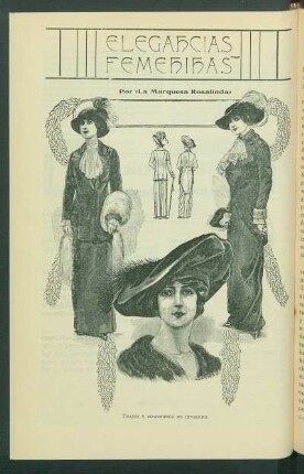 Trajes y sombreros de invierno.