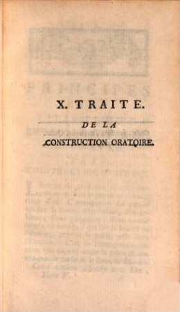 Principes de la littérature, 5