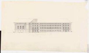 Schloss Posen, Posen Erweiterungsbau: Ansicht Erweiterungsbau