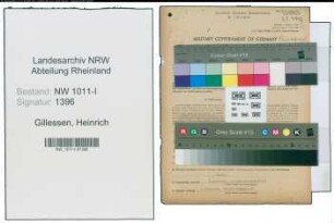Entnazifizierung Heinrich Gillessen , geb. 05.04.1911 (Kaufmann)