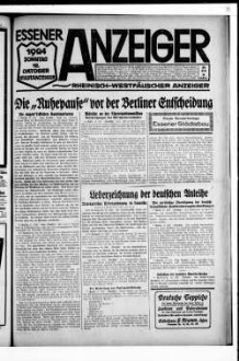 Essener Anzeiger. 1919-1940