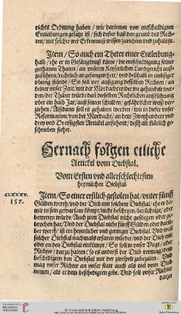 Hernach folgten etliche Artickel vom Diebstal