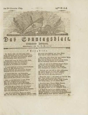 49, 1829: Stück